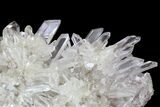 Quartz Crystal Cluster with Pyrite - Peru #138151-1